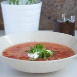 Recipe for Quinoa and Kale Stew with Red Lentils