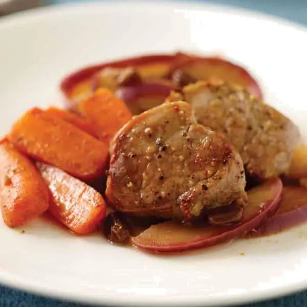 Pork Mignos with French Applesauce