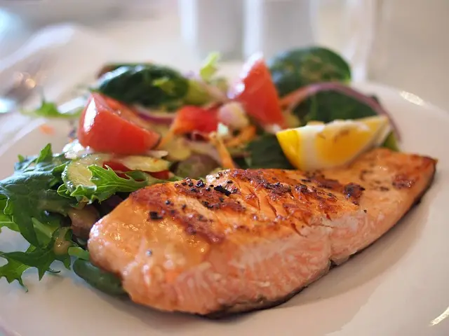 Salmon Mediterranean diet example