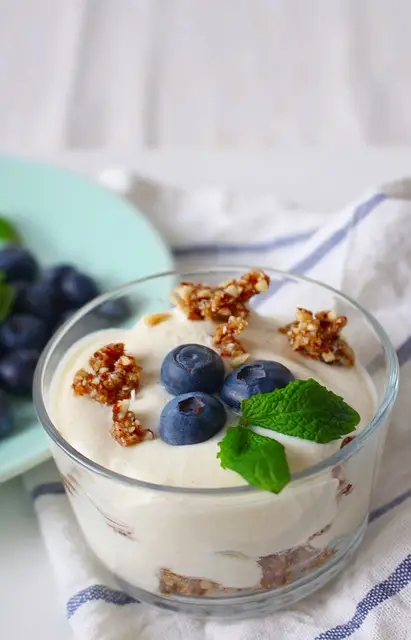Blueberries Yogurt Parfait